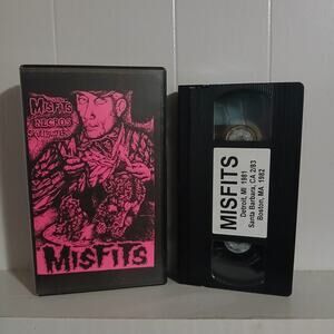 Misfits VHS Live 1981 1982 1983 Creepy Compilation Punk Rock Concert Video